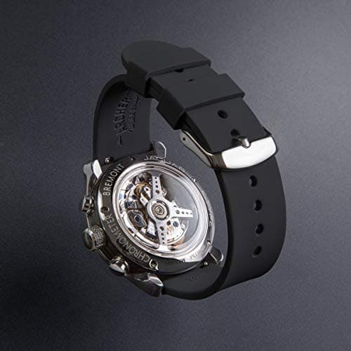 Archer Watch Straps - Soft Silicone Quick Release Watch Bands (Black, 20mm) — view 2