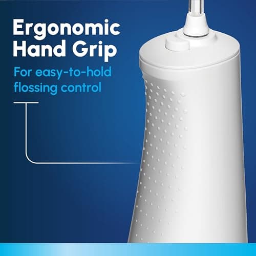 Waterpik Cordless Pulse 3100 Rechargeable Portable Water Flosser for Teeth, Gums, Braces Care and Travel with 2 Flossing Tips, Waterproof for Shower Use, ADA Accepted, WF-20 White, Amazon Exclusive — view 5