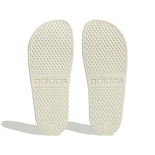 adidas unisex-adult Adilette Aqua Off White/Off White/Off White 10 — view 3