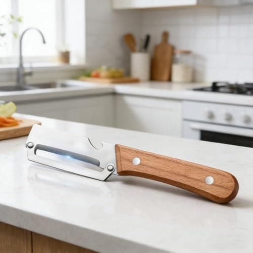 2 in 1 Premium Vegetable Peeler with Handle and Bottle Opener Stainless Steel Blade Kitchen Tool for Fruit Apple Potato Pumpkin Papaya Zucchini (1 PCS) — view 5
