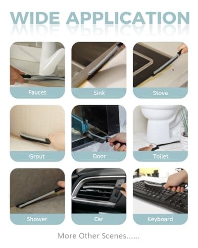 SXhyf Cleaning Brush, Hard Bristle Crevice Cleaning Brush for Narrow Corner — view 6