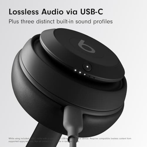Beats Studio Pro Premium Wireless Over-Ear Headphones- Up to 40-Hour Battery Life, Active Noise Cancelling, Great for Travel & Commuting, USB-C Lossless Audio, Apple & Android Compatible -Black — view 5