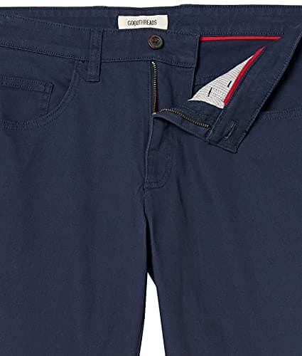 Goodthreads Men's Slim-Fit 5-Pocket Chino Pant Pants, -navy, 34W x 32L — view 5