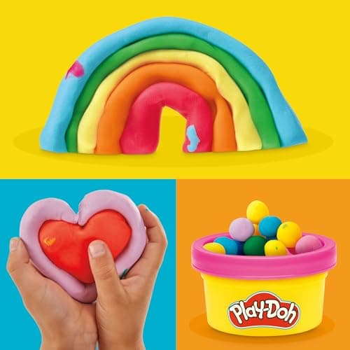 Play Doh Bulk Handout 42-Pack of 1-Ounce Modeling Compound Cans, Back to School Gifts, Prizes, & Party Favors, Kids Arts & Crafts, Preschool Toys, Ages 2+ (Amazon Exclusive) — view 6