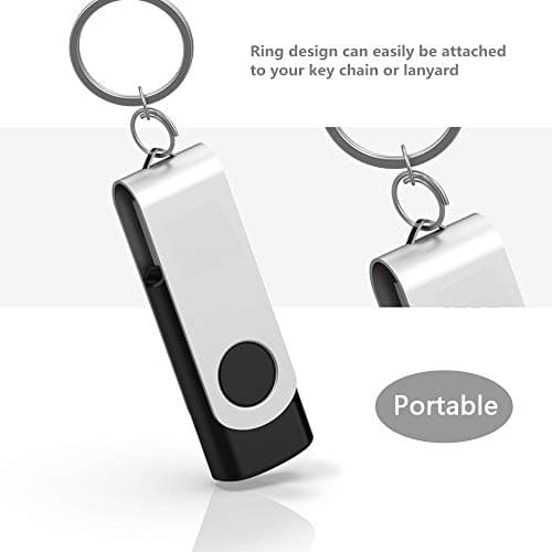 32 GB USB Flash Drive, Aiibe 2 Pack USB 3.0 Flash Drive 32GB USB Memory Stick Thumb Drive USB Drive 32G 3.0 - Black — view 4