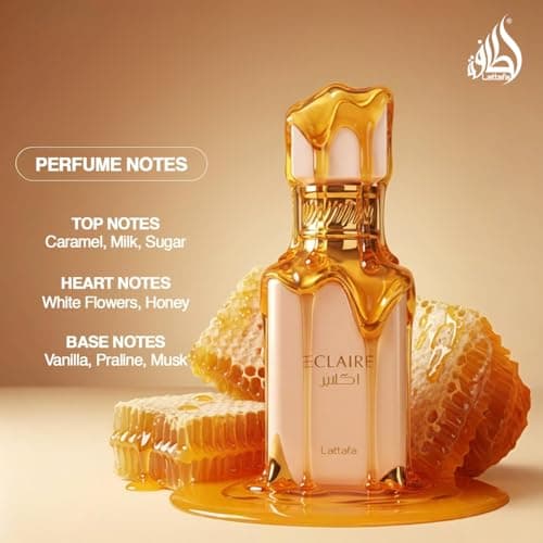 Lattafa Eclaire Eau de Parfum Spray for Women, 3.4 Ounce — view 2