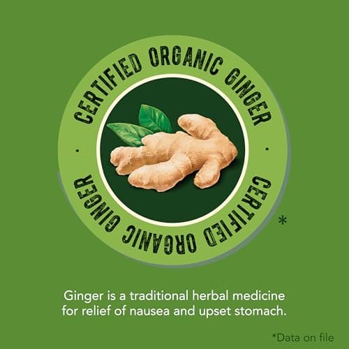 Gravol Ginger - Nausea and Upset Stomach Relief with Organic Ginger Extract - Made in Canada - Non-Drowsy,Taste-Free and Easy to Swallow - 24 Liquid Gel Capsules (Pack of 1) — view 3