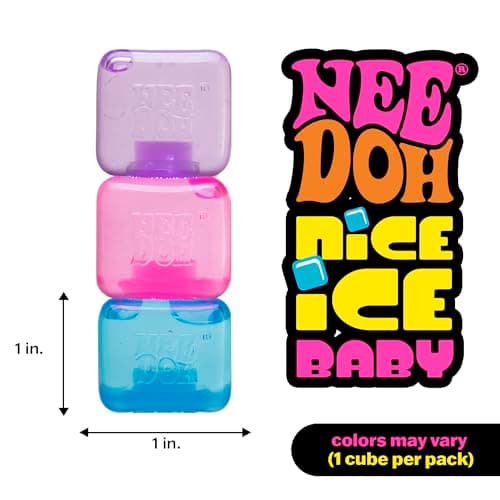 Schylling NeeDoh Nice Ice Baby - Sensory Squeeze Toy - Super Solid Squish - 1.25" Wide - Color May Vary (Pack of 1) — view 4