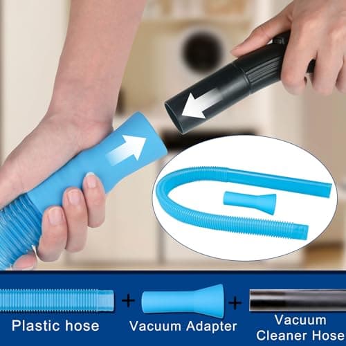 Dryer Vent Cleaner Kit Dryer Lint Vac Attachment with Dryer Vent Hose, Compatible with Most Vacuum Cleaner - Ultimate Dryer Lint Removal Tool & Vacuum Attachment for Home Dryer Vent Cleaning System — view 2