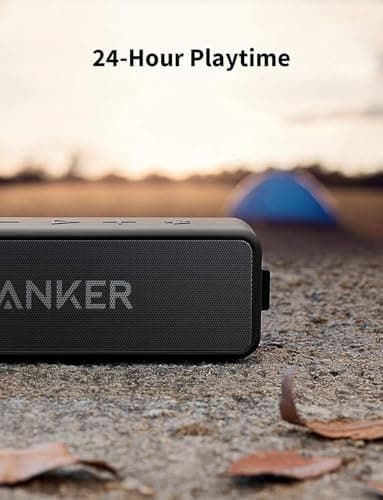 Anker Soundcore 2 Portable Bluetooth Speaker with Stereo Sound, Bluetooth 5, Bassup, IPX7 Waterproof, 24-Hour Playtime, Wireless, Speaker for Home, Outdoors, Travel — view 5