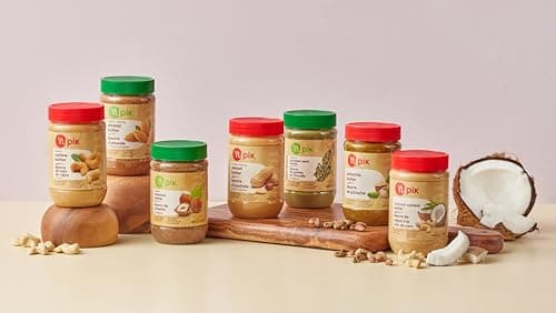 Yupik Organic Peanut Butter, 454 g, Kosher, Gluten-Free, Non-GMO, Vegan, All Natural Creamy Nut Butter, Only Peanuts, No Added Sugar, No Additives, Smooth Spread, Ideal for Snacks & Recipes — view 3