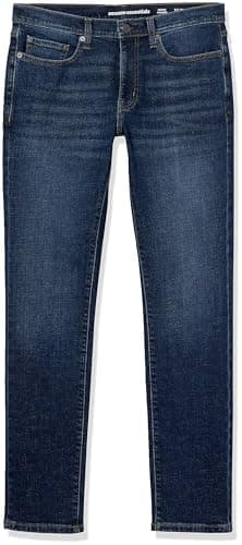 Amazon Essentials Men's Skinny-Fit Stretch Jean, Dark Vintage, 34W x 28L — view 4