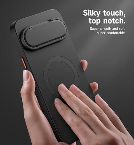 SURITCH for Google Pixel 10 Pro XL Phone Case, Compatible with MagSafe, Protective Cover with Camera Cover & Adjustable Metal Kickstand for Pixel 10 Pro XL 2025 -Black — view 4