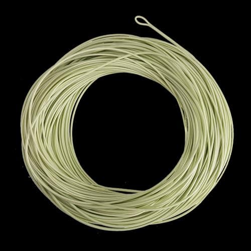 SF Fly Fishing Floating Line with Welded Loop Weight Forward Fly Lines # Moss Green 90FT WF6F — view 5