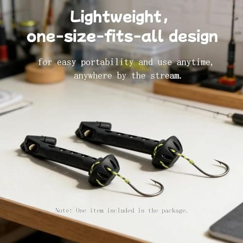 Magnetic Fly Fishing Knot Tool, Fly Threader Tool with Cone Tip for Small Hook Rigging, Quick Knot Tying Tools for Tippet Line, Compact Fly Fishing Accessories for Anglers (2) — view 7