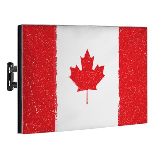 Outdoor TV Cover 55 Inch | Waterproof and Weatherproof TV Covers | Outdoor TV Enclosure-Protector for Outside TV Display Protectors – Canadian Flag