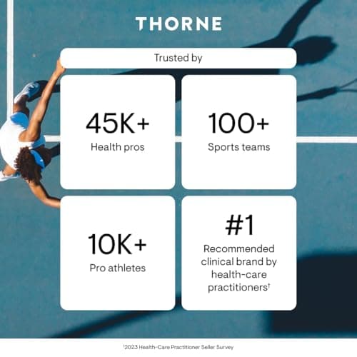 THORNE Creatine - Micronized Creatine Monohydrate Powder - Support for Muscles & Cognitive Function* - for Women & Men - Unflavored - NSF Certified for Sport - 5 g per Serving - 90 Servings — view 7