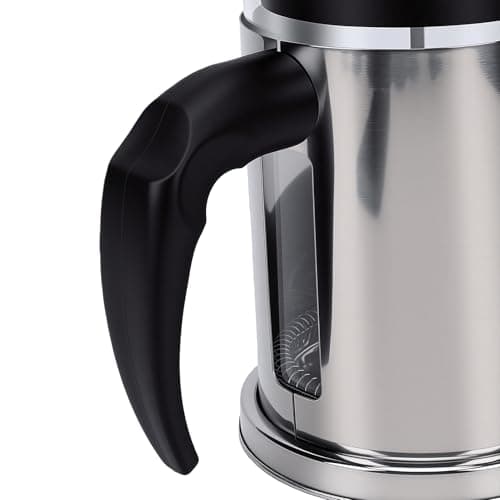 Asixxsix French Press Coffee Maker, 34 Oz 800ml High Borosilicate Glass Heat to Press, Cold Brew Maker with 80 Mesh Stainless Steel Filter for Home Travel (Woven 800ml) — view 7
