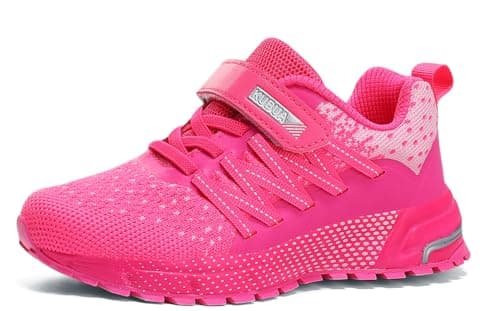 KUBUA Kids Sneakers Lightweight Boys Girls Tennis Shoes