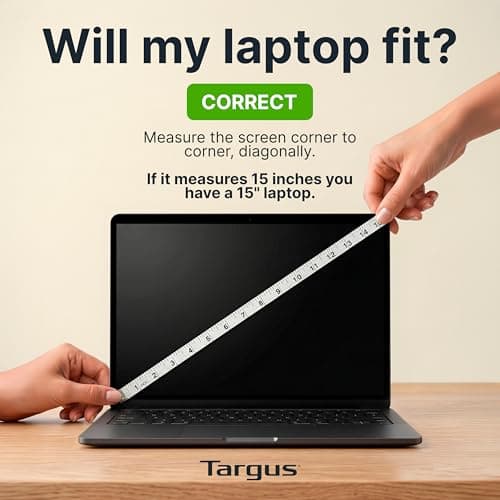 Targus 15-16 Inch Slim Lightweight Laptop Briefcase, Black - Messenger and Shoulder Bag with Padded Compartment and Trolley Strap for 16" Laptops (TCT027US) — view 10