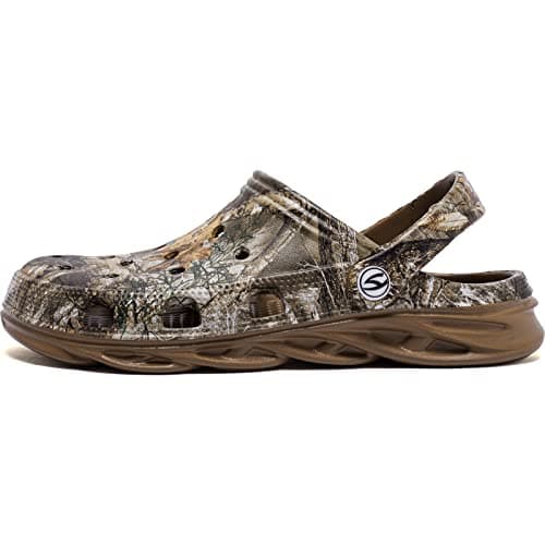 HOBIBEAR Unisex Garden Clogs Shoes Slippers Sandals for Men (Khaki,Women 11/Men 9.5) — view 3