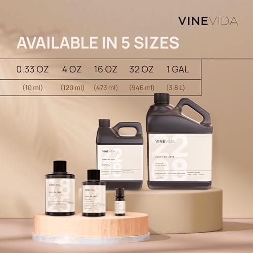 VINEVIDA [4oz] Mahogany Teakwood Fragrance Oil for Candle Making and Soap Making - Premium Candle Scents for Soy Candles — view 7