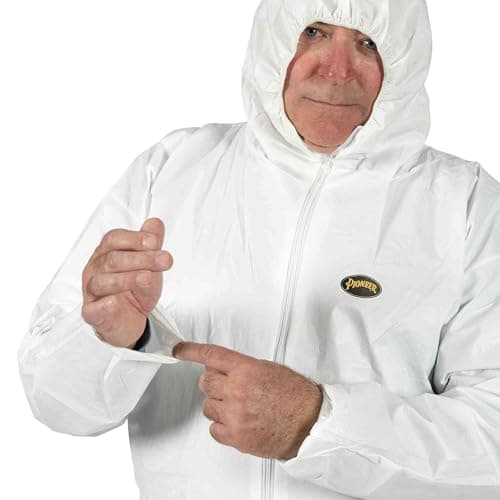 Pioneer Microporous Disposable Coveralls - Protects from Chemicals, Bleach, Paint - Breathable & Comfortable - Type 5 and 6 — view 11