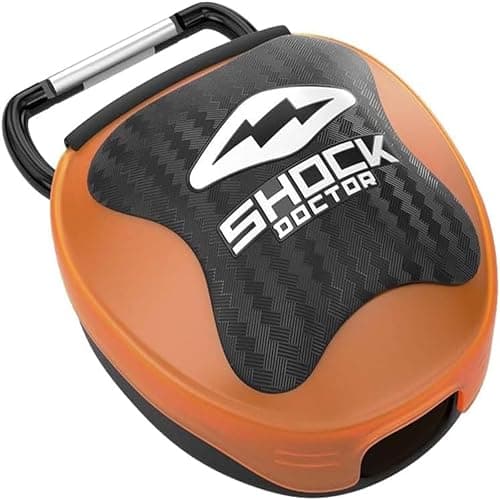 Shock Doctor Microbial Mouth Guard Case, Orange