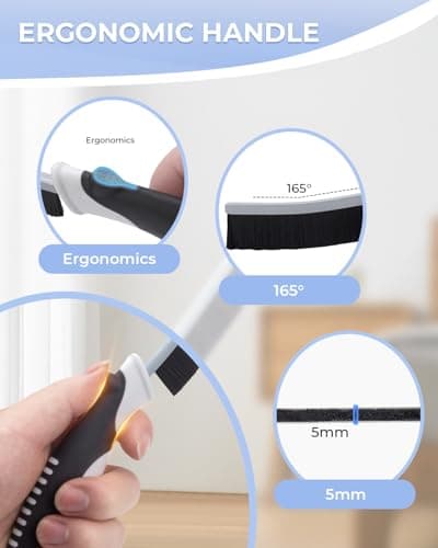 CLEANGOR Crevice Cleaning Brushes, Scrub Brushes for Hard to Reach Space — view 5