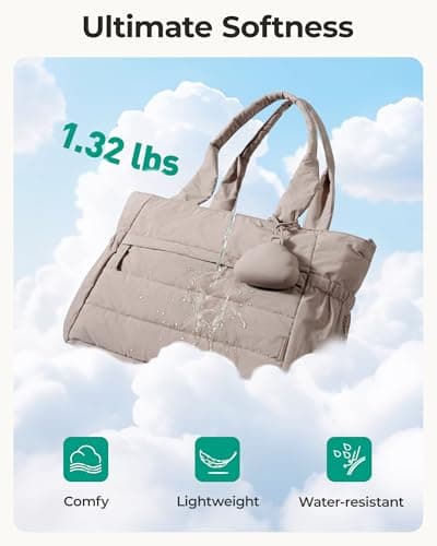 BAGSMART Diaper Bag Tote for Baby, Hospital Bag for Labor Delivery, Large Mommy Bag with Portable Changing Pad Pacifier Case for Travel Weekender Work — view 5
