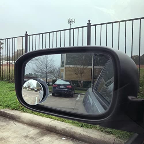 Ampper Blind Spot Mirror, 2" Round HD Glass Frameless Convex Rear View Mirror, Pack of 2 — view 4