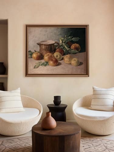 16 PCS Framed Vintage Canvas Wall Art Decor, Fruits Farmhouse Wall Prints for Kitchen Bedroom Bathroom Office, Rustic Posters for Living Room Aesthetic, Painting Artwork — view 4