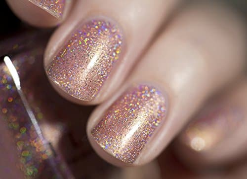 ILNP Ballet Slipper - Soft Pink Holographic Nail Polish, Ballet Pink Shimmer Polish, Vegan, Non-Toxic, Cruelty Free — view 5