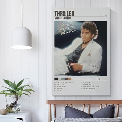 Thriller Album Poster MICHAEL JACKSON'S Cover Artistic Poster 08x12inch(20x30cm) — view 4