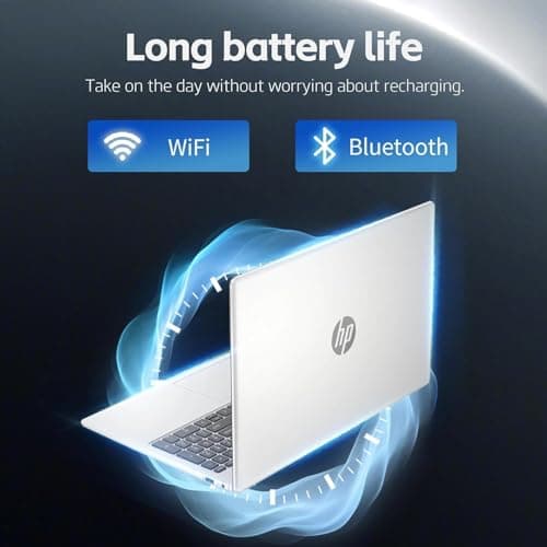 HP 15.6 Touchscreen Laptop Computer • 2026 Edition • Intel 6 Cores i3 CPU • 8GB RAM • 256GB SSD • Windows 11 with Office 365 for The Web • w/o Mouse — view 2