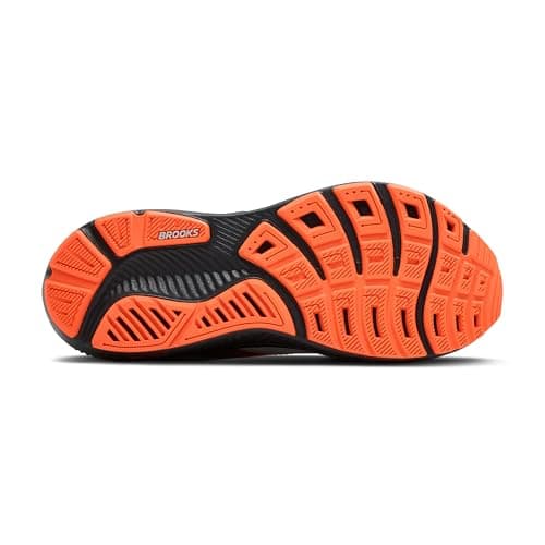 Brooks Men’s Ghost 17 Neutral Running Shoe - Oyster Mushroom/Orange/Ebony - 10.5 Wide — view 5