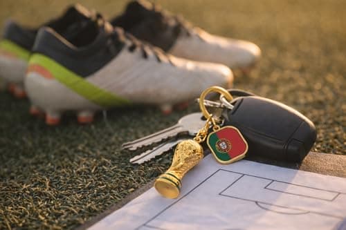 Official FIFA World Cup 2026 Edition Trophy Key Chains (Red Portugal) — view 3
