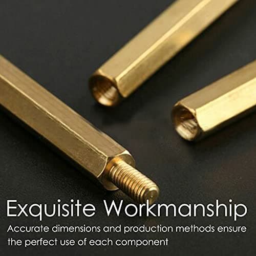 iUniker 134 Pcs for Raspberry Pi Standoffs M2.5 Spacers Screws Nut Brass Standoff Screws Kit with Box for Raspberry Pi, Pi 5, PCB Boards, M.2 NVMe Ssd PCIe Board Kit — view 5