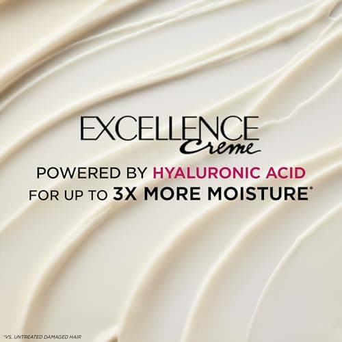 L'Oreal Paris Excellence Crème Permanent Hair Dye, Triple Care Hair Color with Hyaluronic Acid for 100% Gray Coverage, 4 Dark Brown, 1 Kit (Packaging May Vary) — view 6