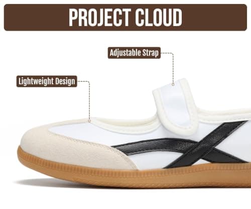 Project Cloud Mary Jane Shoes, Non-Slip Fashion Sneakers for Women (Spring) — view 2