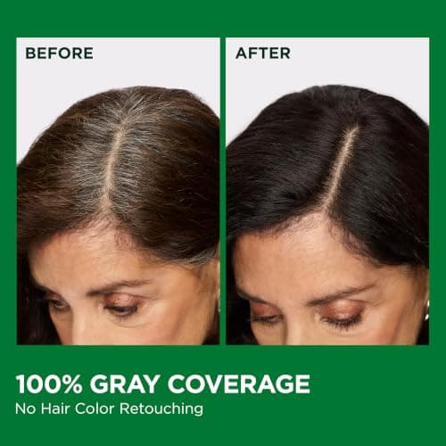Garnier Nutrisse Ultra Crème Hair Color, Permanent Hair Dye with 100% Gray Coverage, Vegan & Cruelty-Free, 10 Black (Licorice), 1 Count — view 3