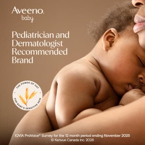 Aveeno Baby Daily Moisture Gentle Baby Body Wash and Shampoo with Oat Extract, 2-in-1 Baby Wash and Hair Shampoo, Tear-Free, Paraben-Free for Sensitive Skin and Hair, Lightly Scented, 18 Fl Oz — view 2