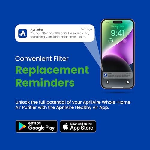 Genuine AprilAire 413 Replacement Filter for AprilAire Whole House Air Purifiers - MERV 13, Healthy Home Allergy, 16x25x4 Air Filter (Pack of 1) — view 9