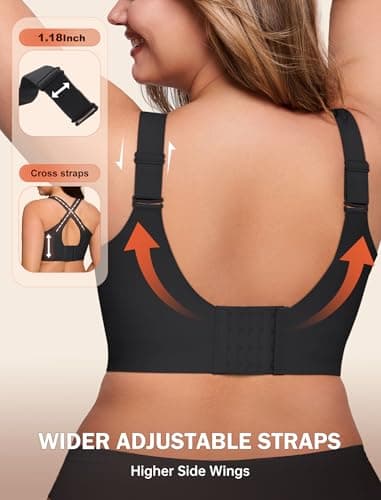 LetsJoli Jelly Bras for Women No Underwire Plus Size Push Up Supportive — view 3