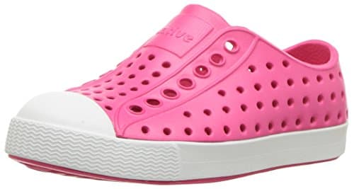 Native Kids Girl's Jefferson Child Shoe, hollywood pink/shell white, 7 Medium US Toddler