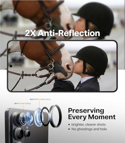 TORRAS for Samsung Galaxy S26 Ultra Camera LENs Protector, 1:1 Perfect Fit&HD Clear, [9H+] Military-Grade, Case Friendly, Anti-Scratch, Anti Fingerprint, Easy Installation, Metal Frame, Black — view 3