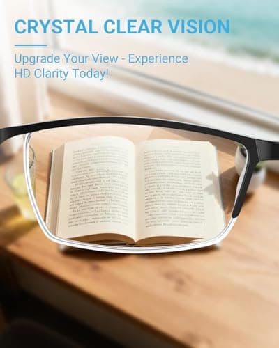 LUFF 4Pcs Anti-Blue-ray Reading Glasses Portable Ultra-Light Readers for Unisex — view 7