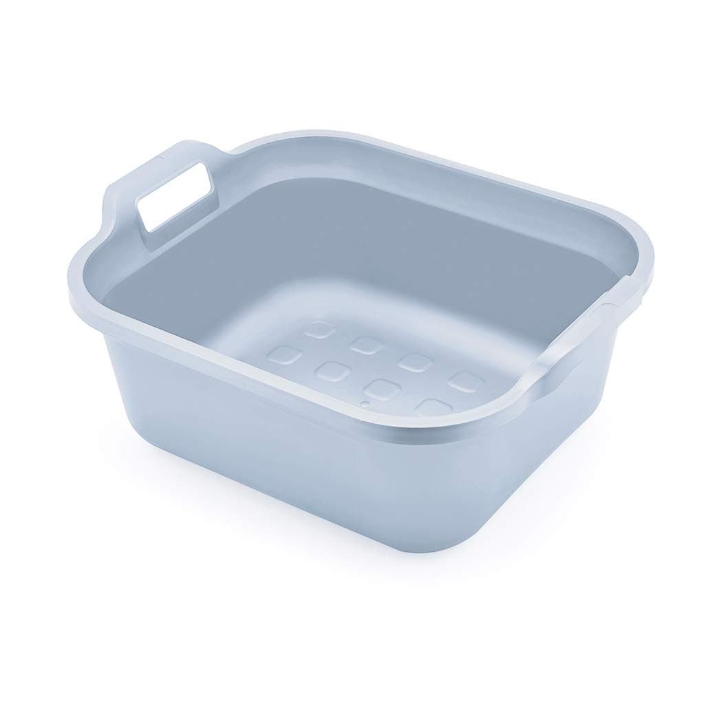 Addis 517935 Large Rectangular 10 Litre Washing Up Bowl with Handles, Metallic Silver, 39 x 32 x 14 cm — view 9