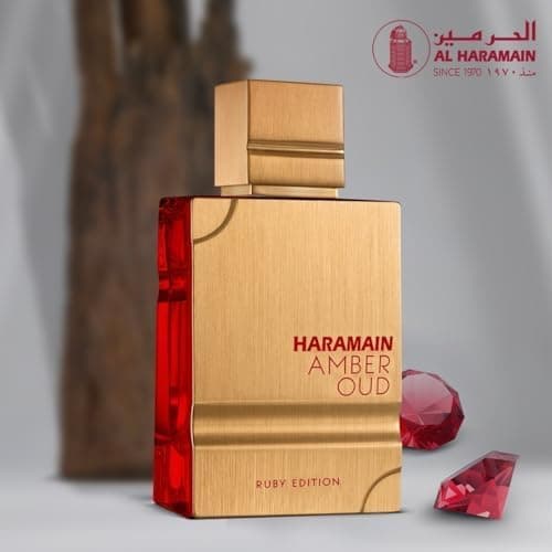 Al Haramain Amber Oud Ruby Edition Eau De Parfum Spray 60ml (2 oz) - Unisex Arabian Perfume for Women & Men, Long-Lasting Amber Fragrance with Rich, Luxurious Scent — view 2