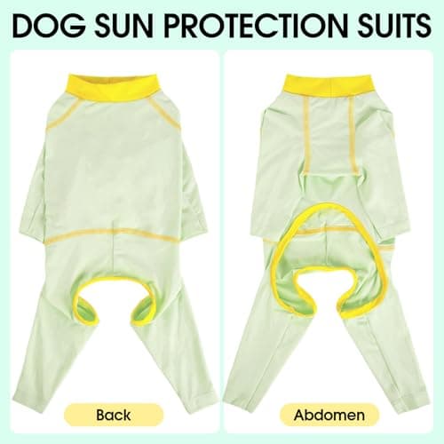 FUAMEY SPF 50+ Dog Sun Protection Onesie in Hot Weather for Medium Dogs — view 3